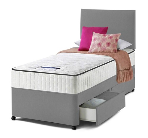Single divan bed set - single,