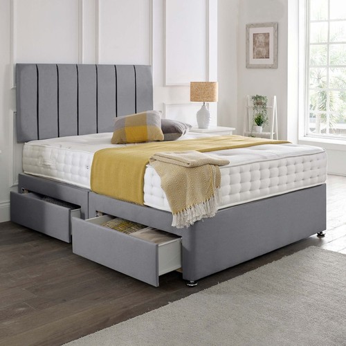 Reinforced luxury divan bed - luxury,