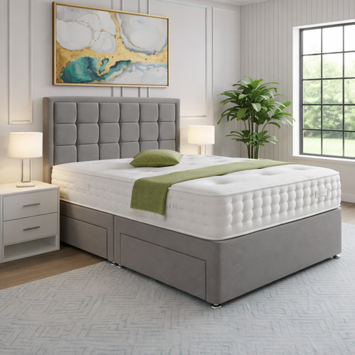 Luxury divan bed set with - bed,
