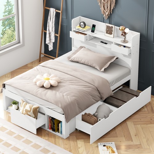 3ft single bed - bed, storage