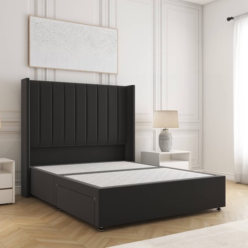 Reinforced divan bed - reinforced, plush