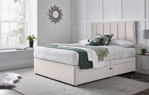 Orthopaedic divan bed set - orthopaedic, with